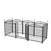 32 Inch 8 Panel Metal Dog Fence Pet Outdoor Playpen