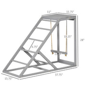 Swing Set With Chicken Perch And Hen Ladder, Chicken Coop Toys