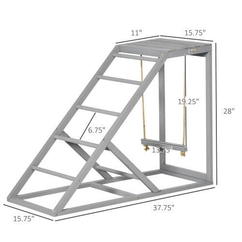 Swing Set With Chicken Perch And Hen Ladder, Chicken Coop Toys