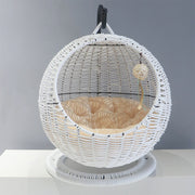 Rattan Cat Nest Hanging Basket Semi-closed Summer Four Seasons