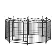 32 Inch 8 Panel Metal Dog Fence Pet Outdoor Playpen